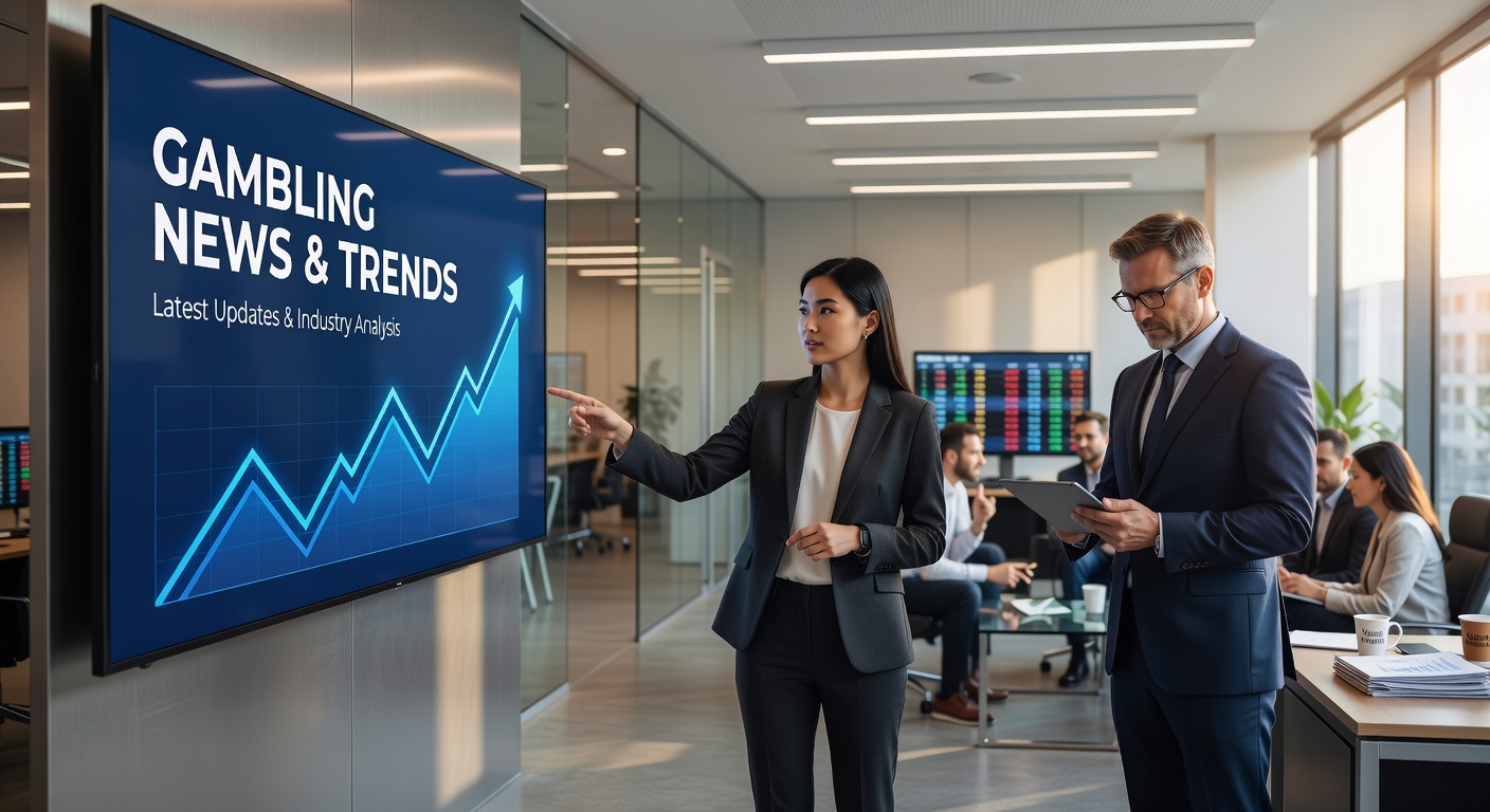 Global online gambling trends and unregulated market growth illustration