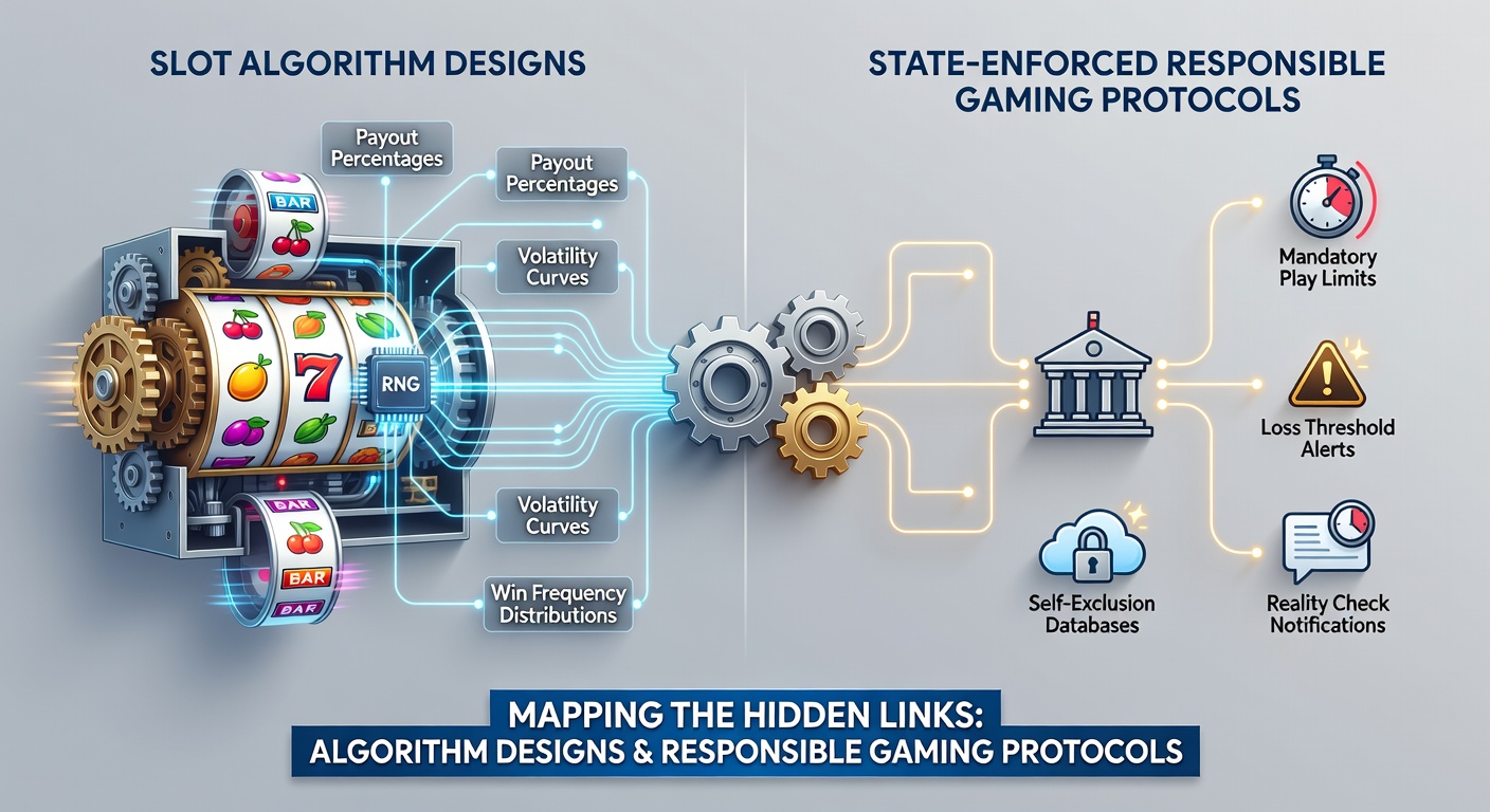 Mobile app interface displaying responsible gaming alert triggered by slot algorithm monitoring