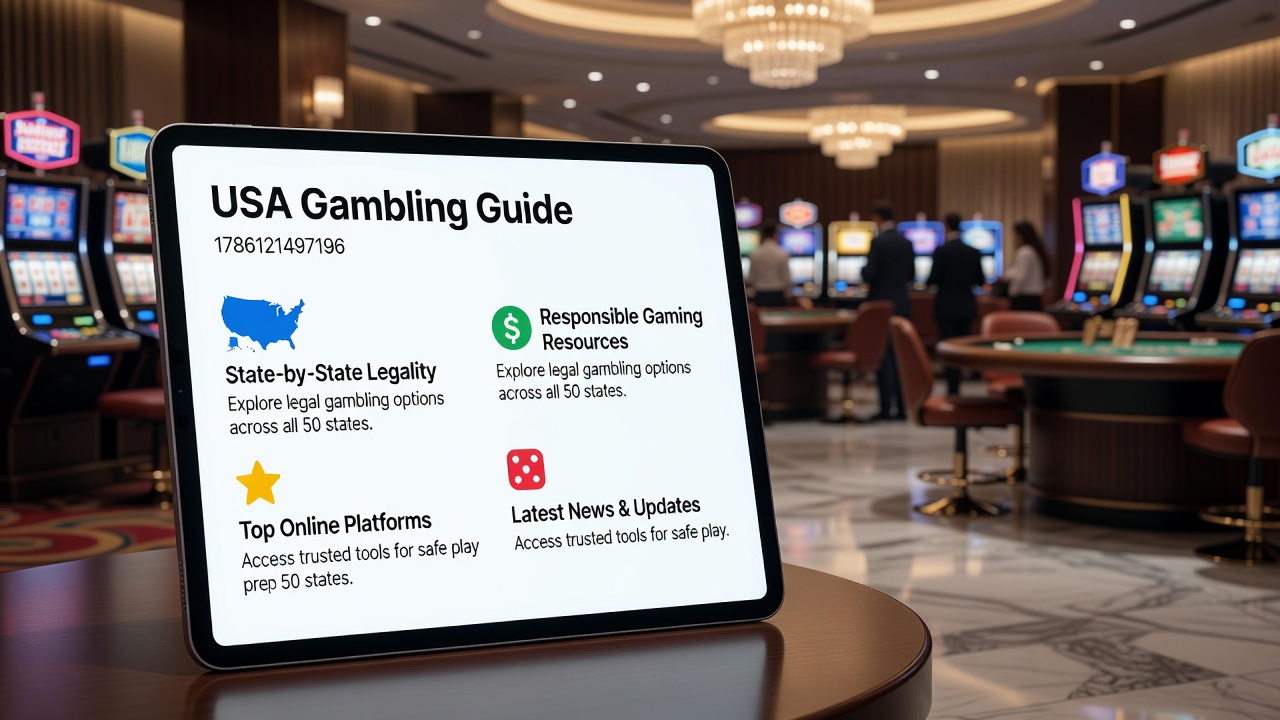 Mobile app interface displaying legal sports betting options in regulated U.S. states